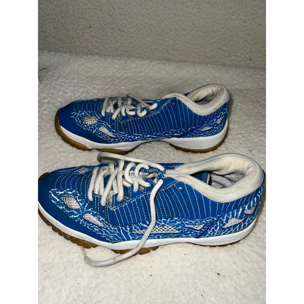 Jordan 11 Retro Low IE Argon Blue White Zest 306008-471 Mens 8.5 2007 Vintage